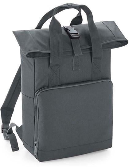 BagBase - Twin Handle Roll-Top Backpack - Graphite Grey