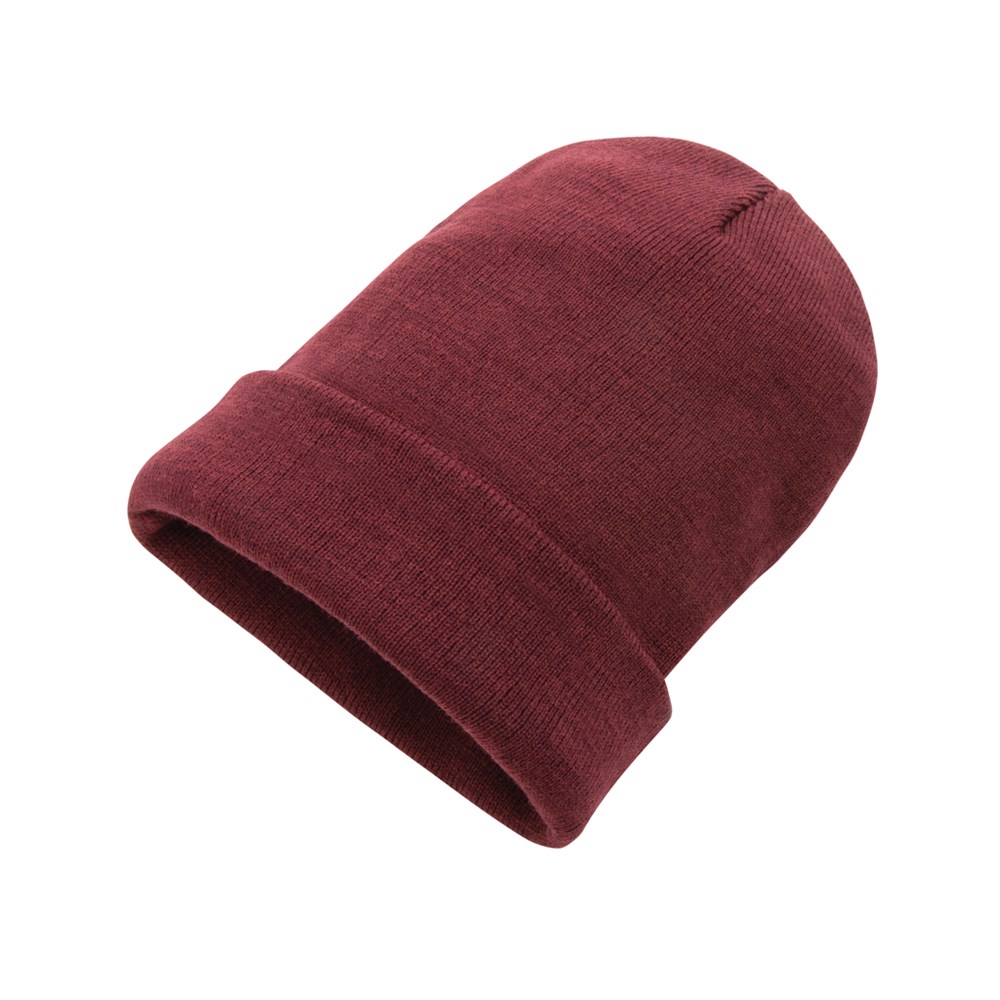Impact Polylana® Beanie mit AWARE™ Tracer - rot (± PMS Tawny port)