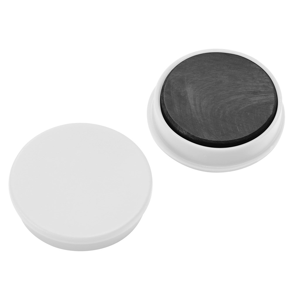 Magnet, rund - weiß