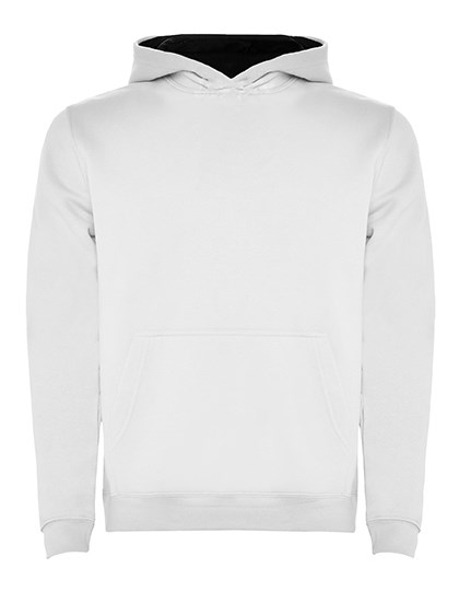 Roly - Kids´ Urban Hooded Sweatshirt - White 01, Navy Blue 55