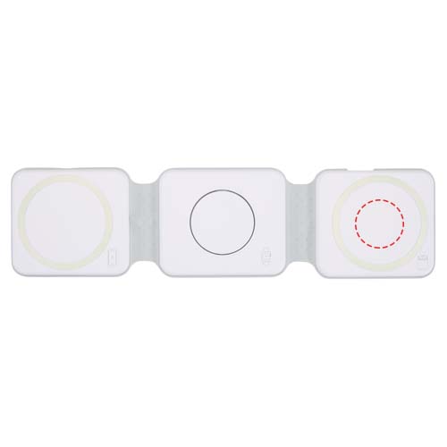 Armus 15 W 3-in-1 zusammenklappbares kabelloses Ladegerät aus recyceltem Kunststoff