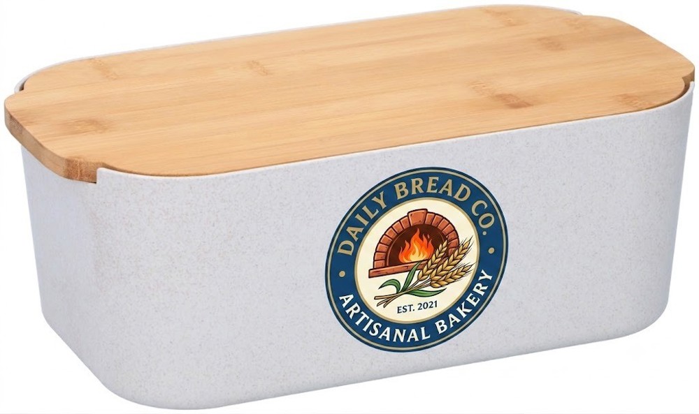 ALPINA Bread Storage Box 650gr 18.5x33x12cm- Beige
