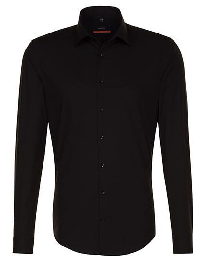 Seidensticker - Men´s Shirt Slim Fit Long Sleeve - Black