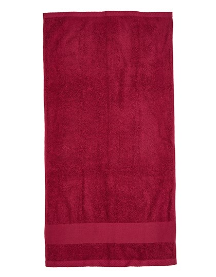 Fair Towel - Organic Cozy Bath Sheet - Burgundy