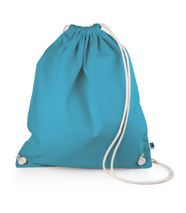 Fairtrade Baumwollrucksack Hanna - cyan