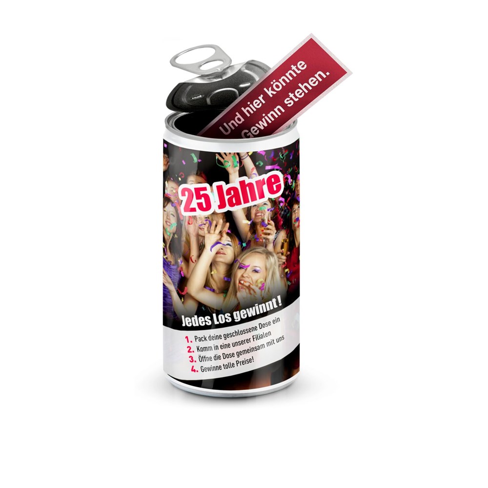 Lindt-Oster-Überraschung, Das Nest in der Dose - Etikett Sie sind das Gelbe vom Ei