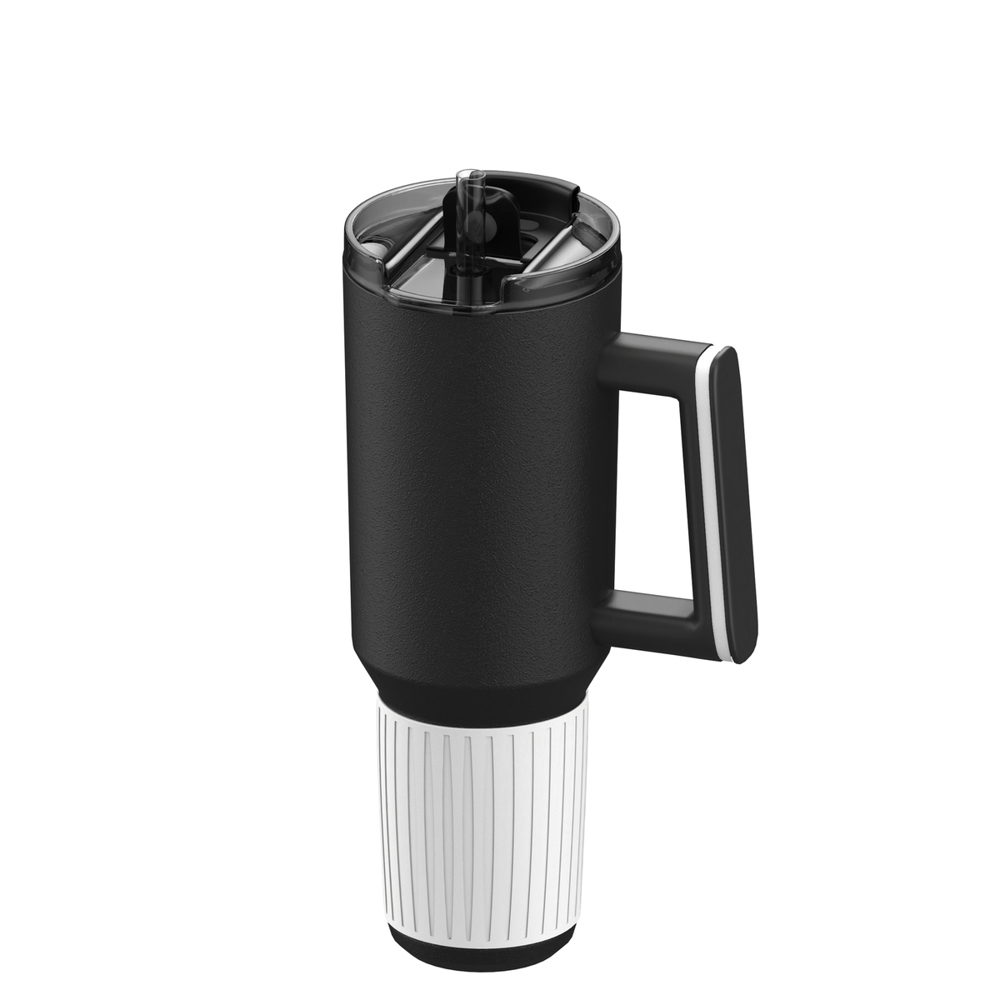 Thermobecher RETUMBLER-myKINGS CANYON 900 - weiß, schwarz