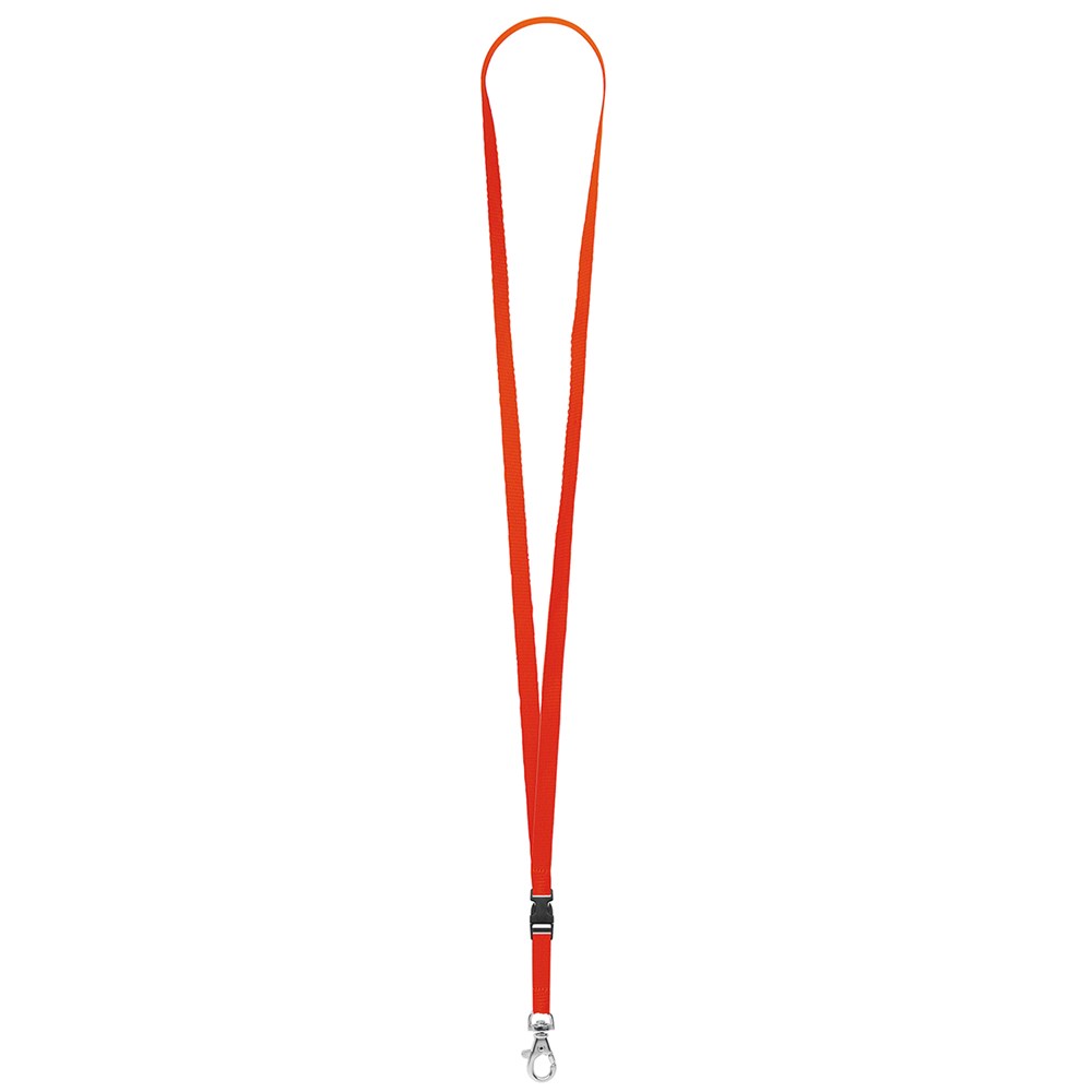 Schlüsselband/Lanyard "Standard" - Signalrot (ca. Pantone 485C)