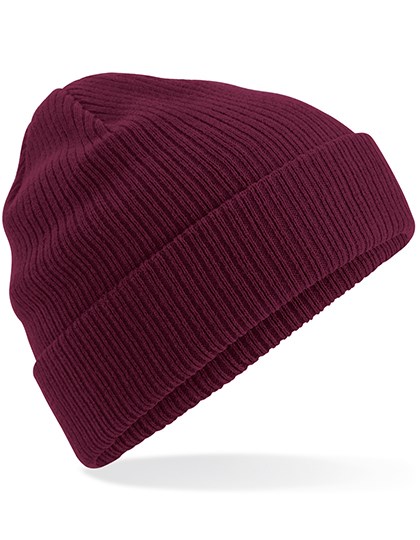 Beechfield - Organic Cotton Beanie - Burgundy