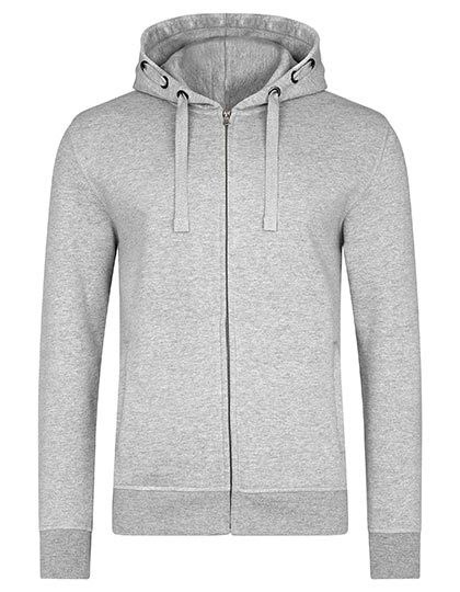 HRM - Men´s Premium Hooded Jacket - Grey Melange