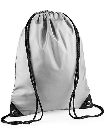 BagBase - Premium Gymsac - Silver