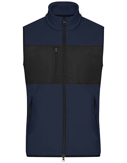 Daiber - Men´s Fleece Vest - Navy, Black