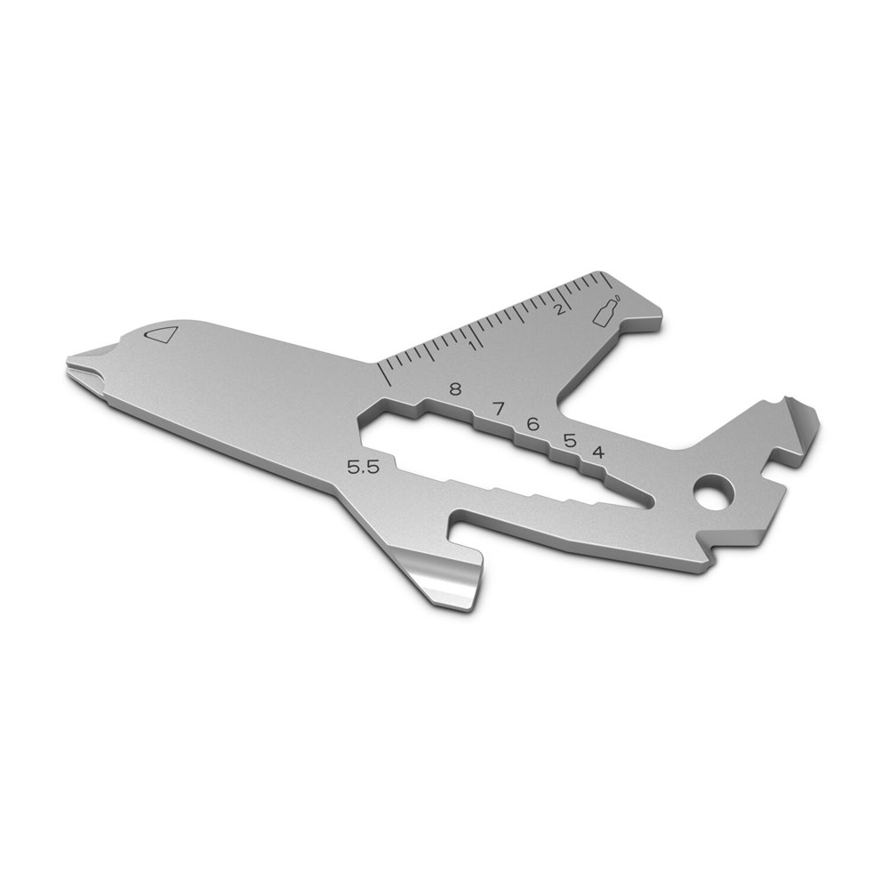 Geschenkartikel: ROMINOX® Key Tool Airplane / Flugzeug (19 Funktionen) im Motiv-Mäppchen Frohe Ostern
