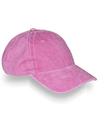 Result Headwear - Pure Cotton Vintage Cap - Vintage Pink