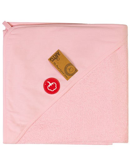 ARTG - PRINT-Me® Baby Hooded Towel - Light Pink