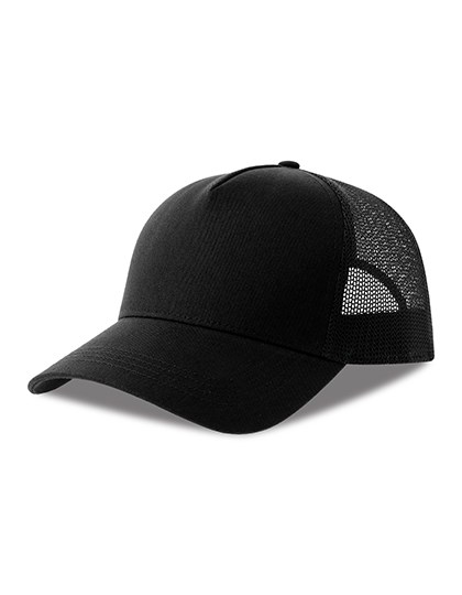 Atlantis - Rapper Cotton-S Cap - Black, Black