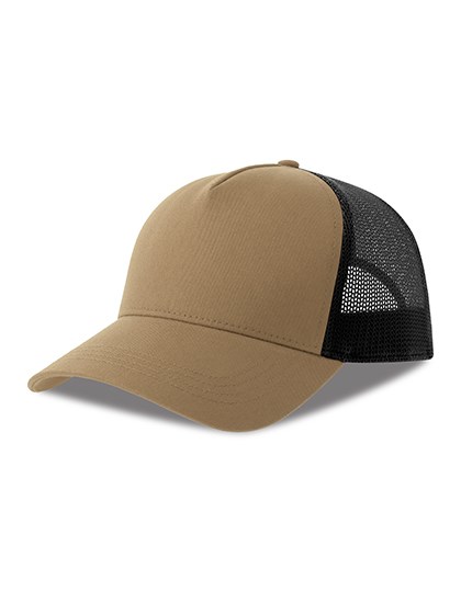 Atlantis - Rapper Cotton-S Cap - Khaki, Black