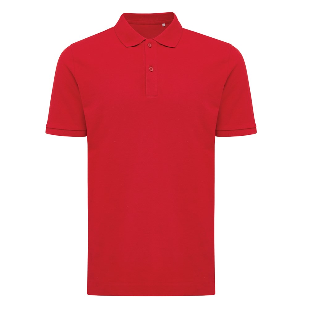 IQONIQ Yosemite Piqué-Poloshirt aus recycelter Baumwolle - rot (± PMS 19-1757 TCX)