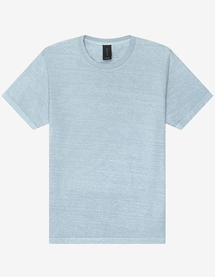Bella - Unisex Heavyweight Washed Tee - Light Washed Denim