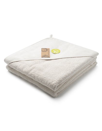 ARTG - PRINT-Me® Baby Hooded Towel - Cream