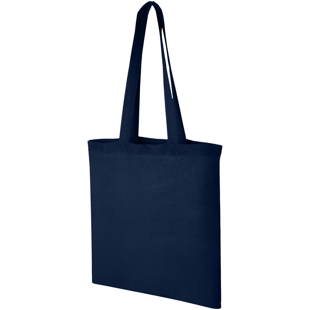 Madras 140 g/m² Baumwoll Tragetasche 7L - Navy