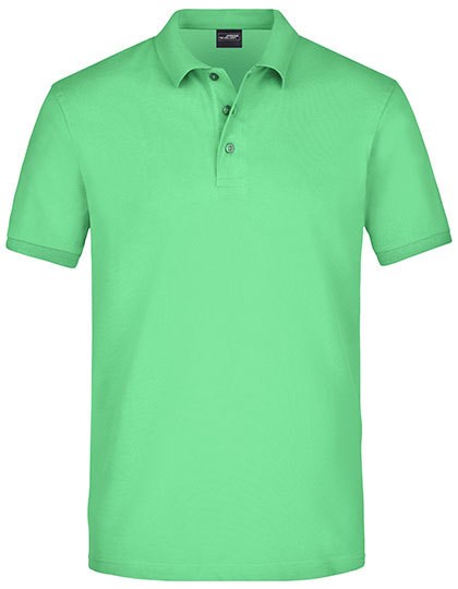 Daiber - Men´s Elastic Polo Piqué - Lime Green