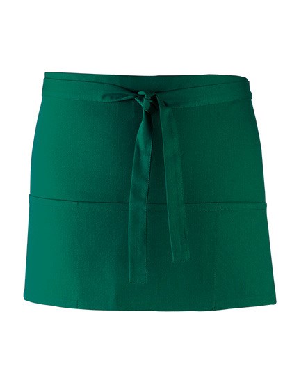 Premier Workwear - Colours Collection 3-Pocket Apron - Bottle Green (ca. Pantone 560C)