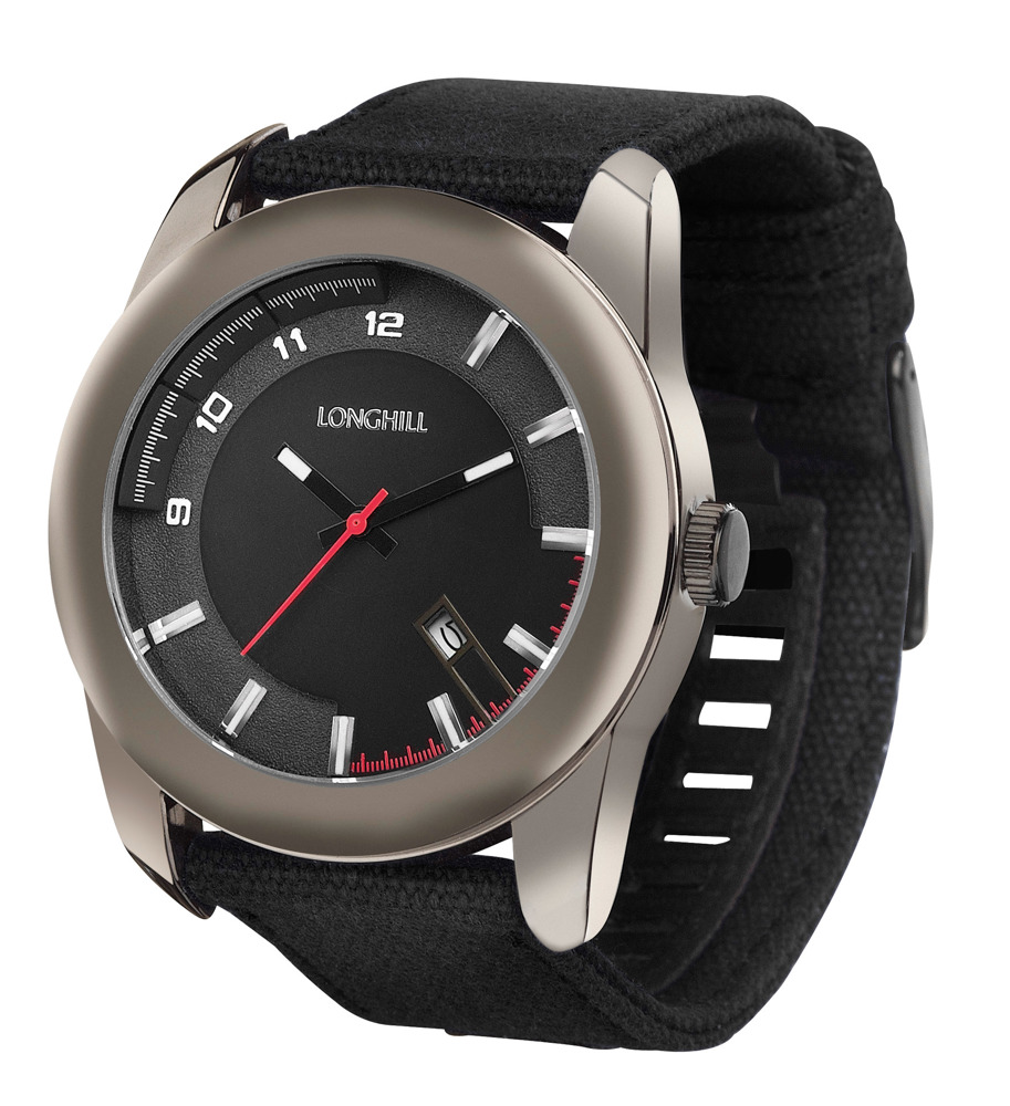 Metalluhr VIGGO - schwarz