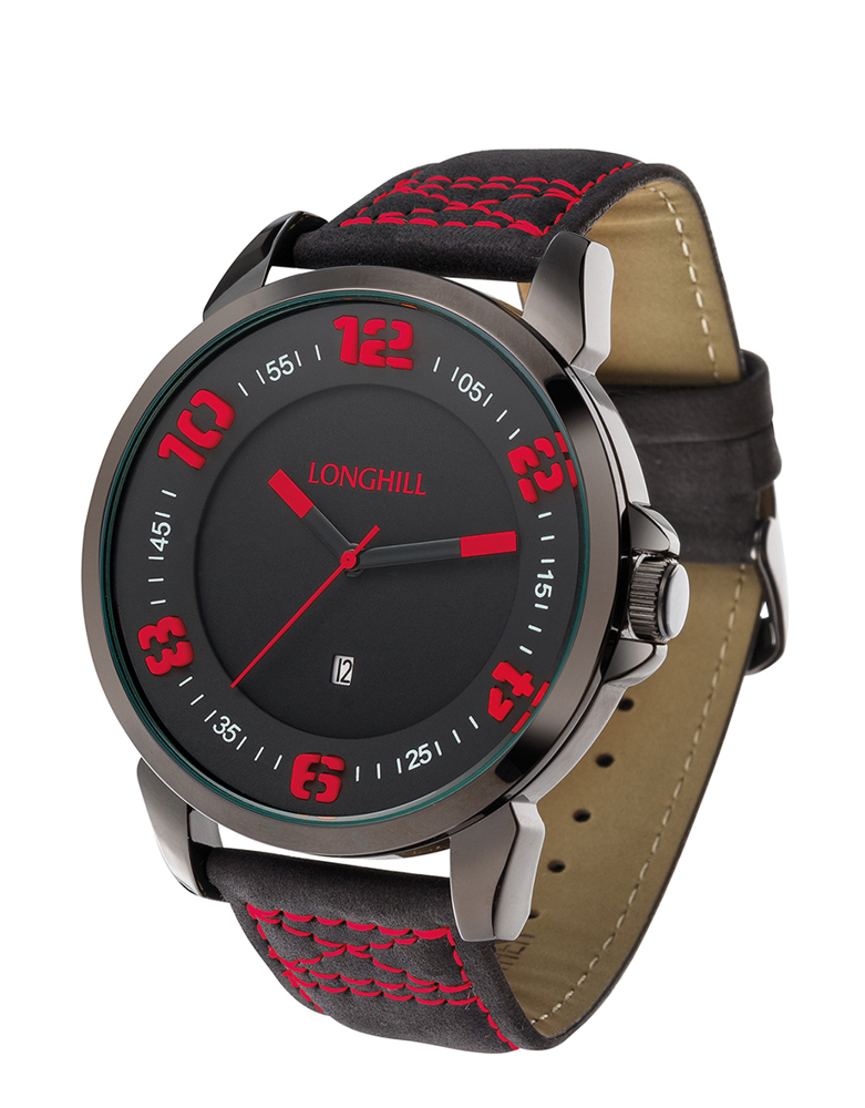 Metalluhr ERIK - schwarz