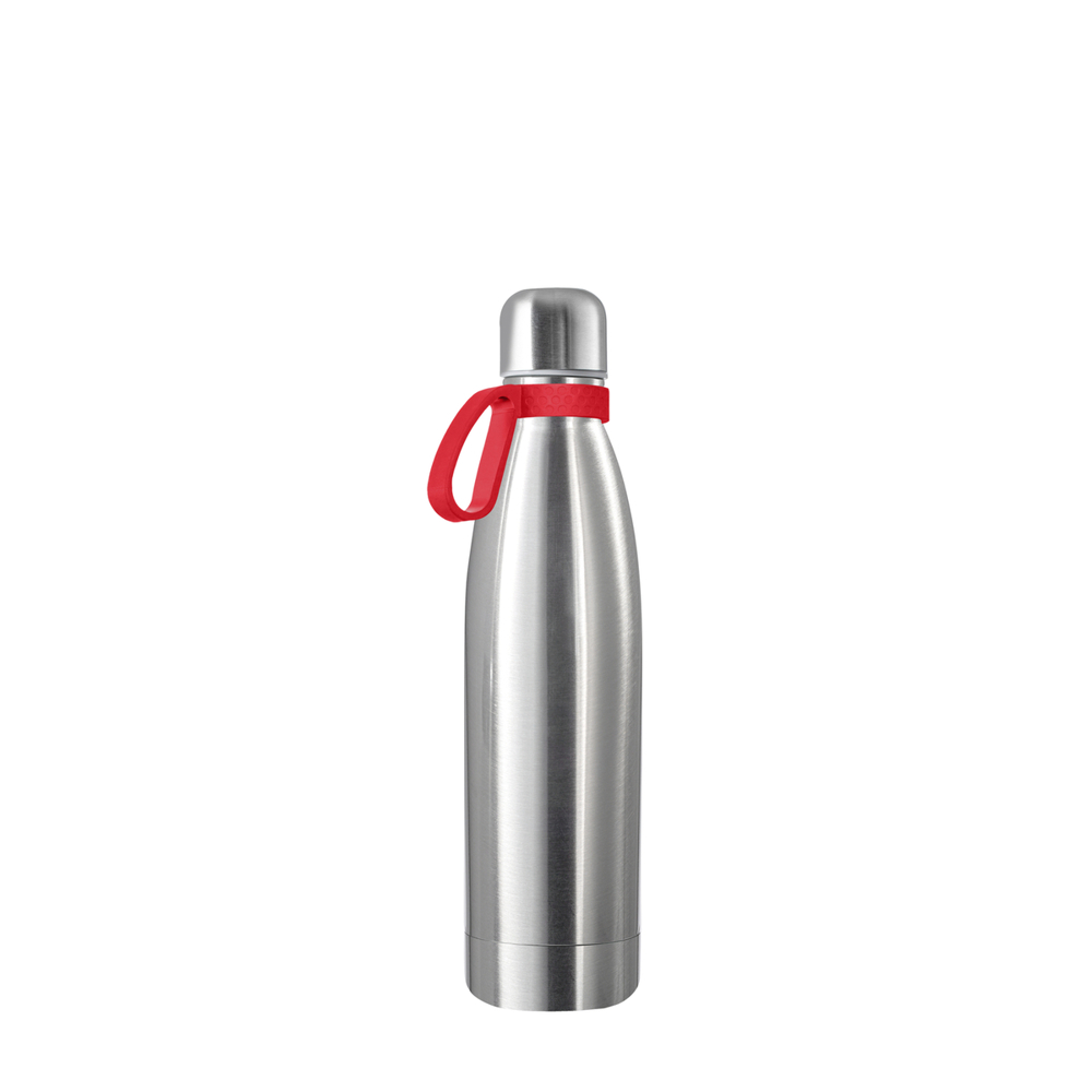 Thermotrinkflasche RETUMBLER-NIZZA - silber, rot
