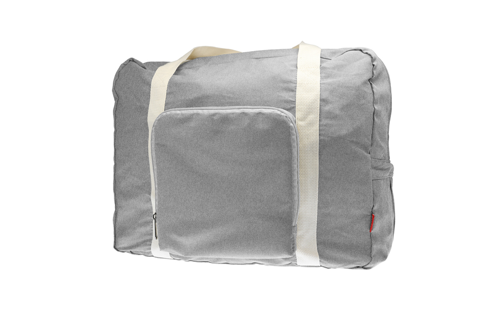 Faltbare Reisetasche 'Tenerife', meliertes Grau RPET