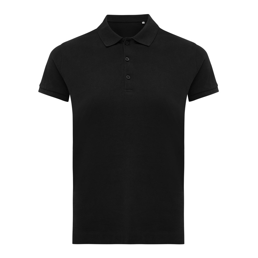 IQONIQ Yosemite Damen Piqué-Poloshirt aus rec. Baumwolle - schwarz (± PMS Black)