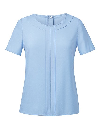 Brook Taverner - Women´s Verona Short Sleeve Blouse - Sky Blue