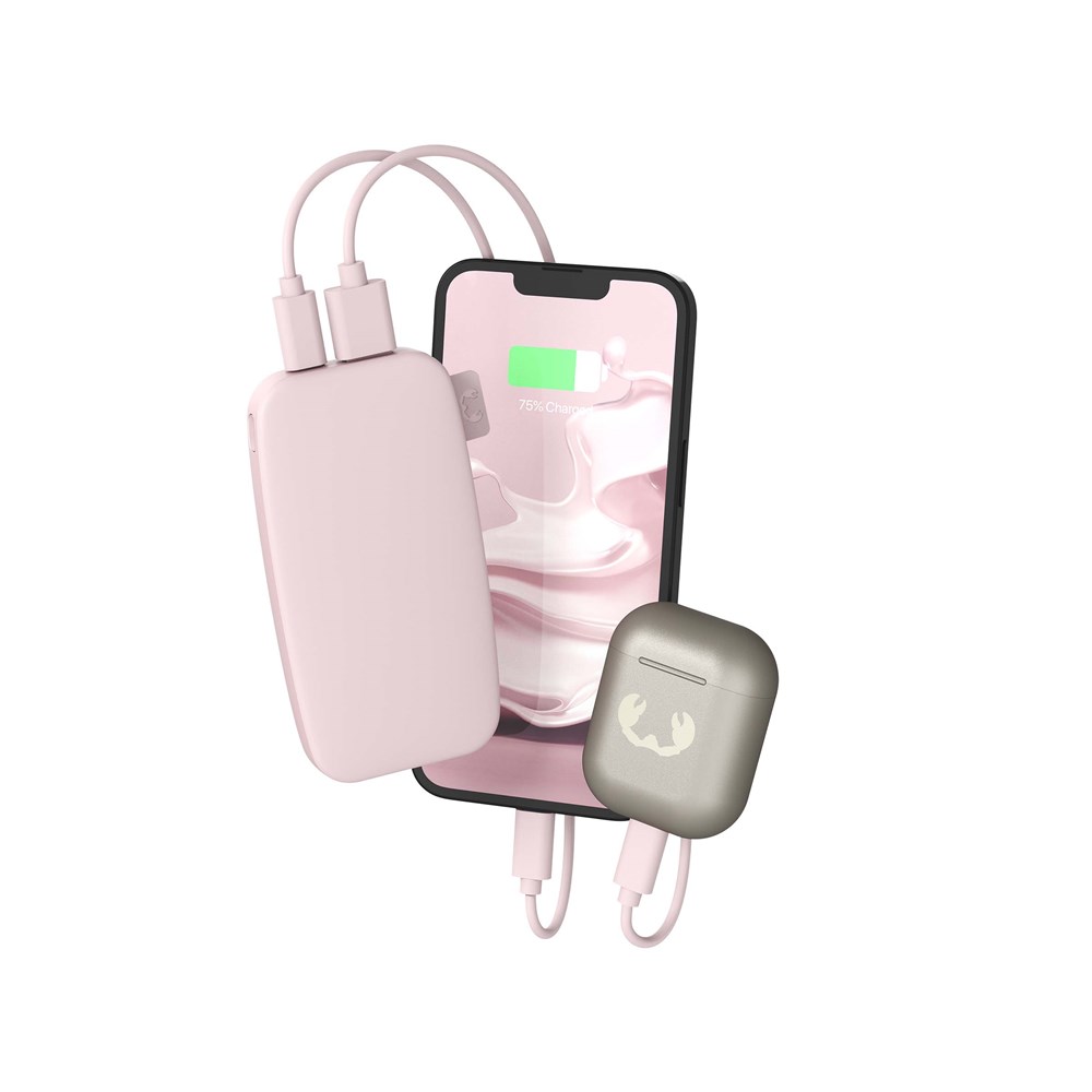 Fresh 'n Rebel Powerbank 6000 mAh USB-C Smokey Pink