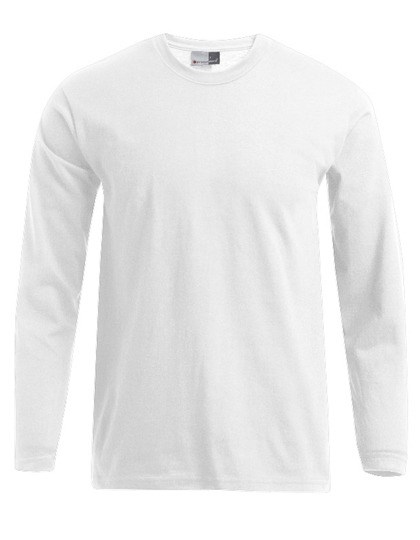 Promodoro - Men´s Premium-T Long Sleeve - White