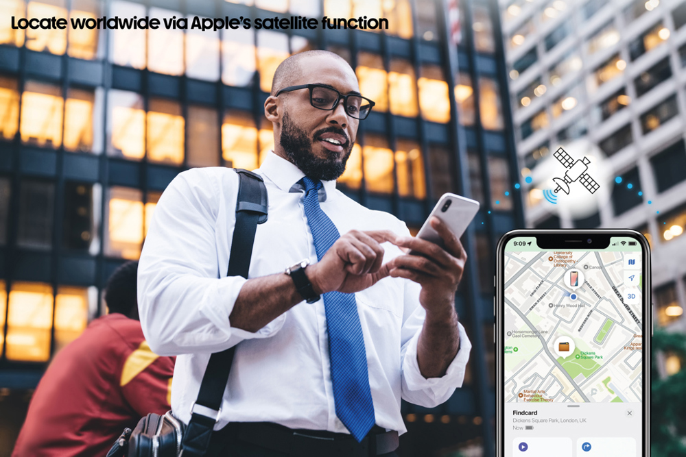 Findcard RCS rABS Karte mit weltweiter Ortung