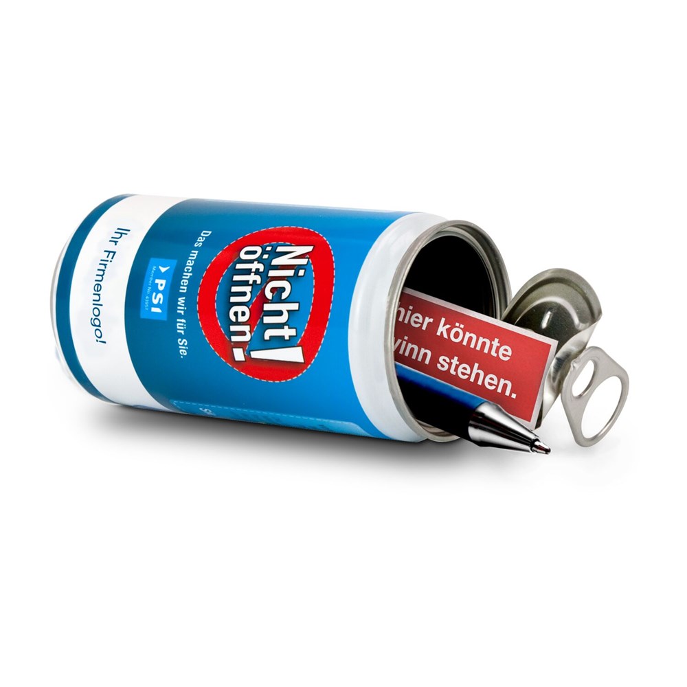 Lindt-Oster-Überraschung, Das Nest in der Dose - Etikett Sie sind das Gelbe vom Ei