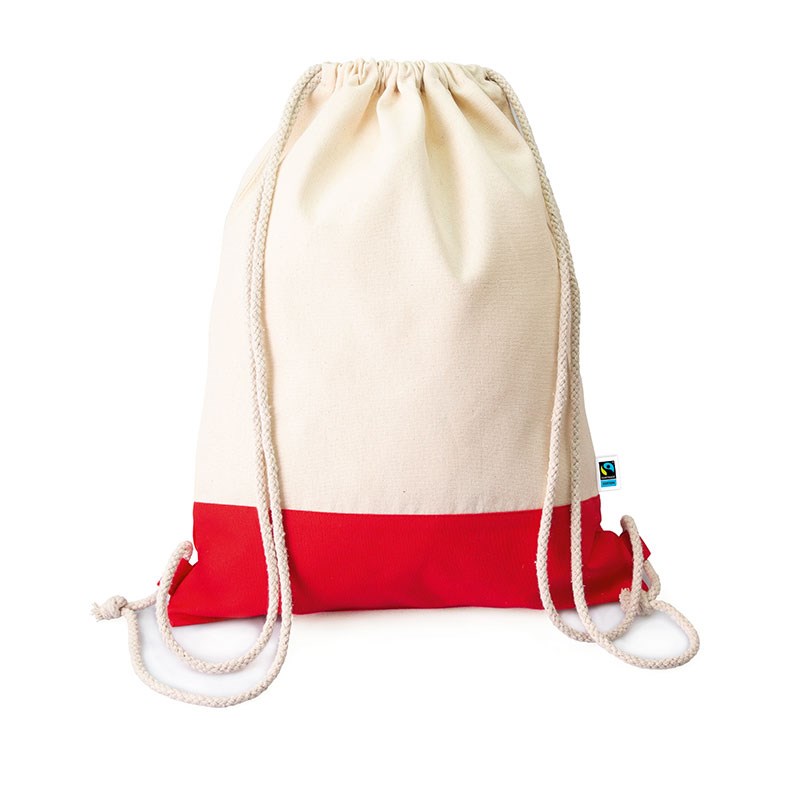 organic-Baumwollrucksack Enzo - Red