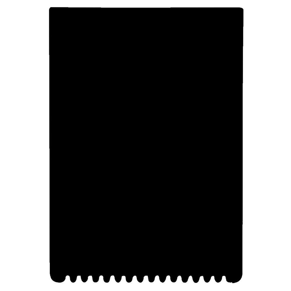 Eiskratzer "Rechteck" - schwarz