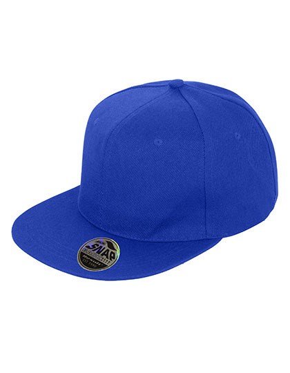 Result Headwear - Bronx Original Flat Peak Snapback Cap - Sapphire Blue