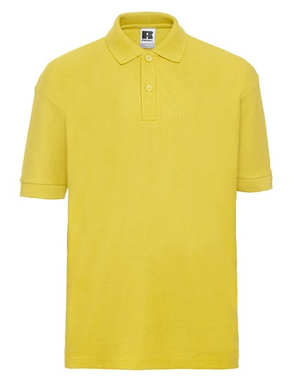 Russell Athletic - Kids Classic Polycotton Polo - Yellow