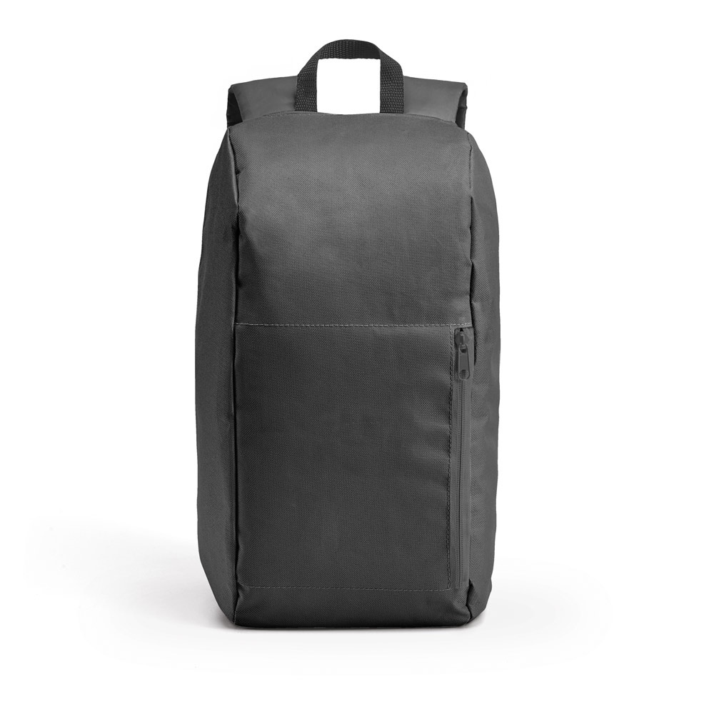 LUGANE. 600D Polyester-Rucksack - Dunkelgrau