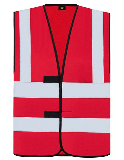 Korntex - Hi-Vis Safety Vest With 4 Reflective Stripes Hannover - Red