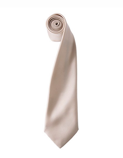 Premier Workwear - Colours Collection Satin Tie - Natural (ca. Pantone 1205C)
