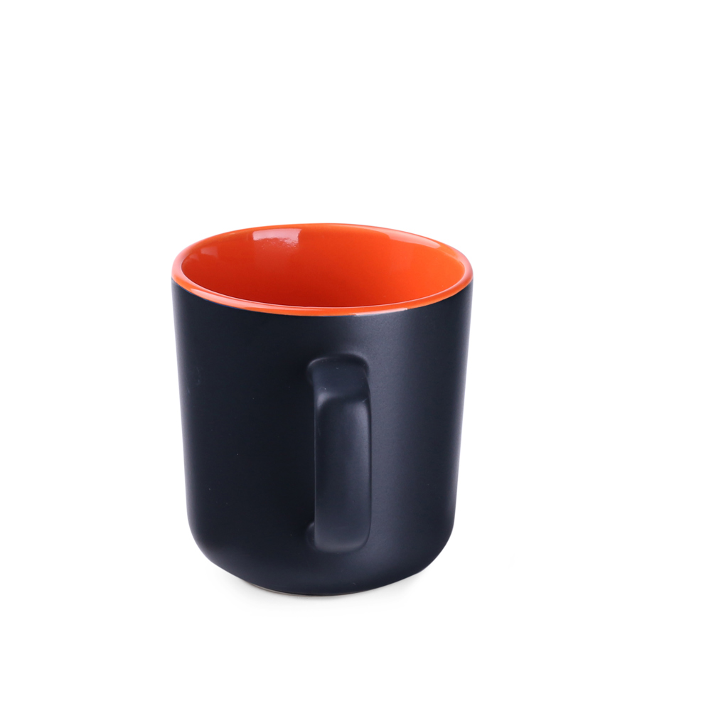 Becher Rico Supreme 250ml schwarz/orange