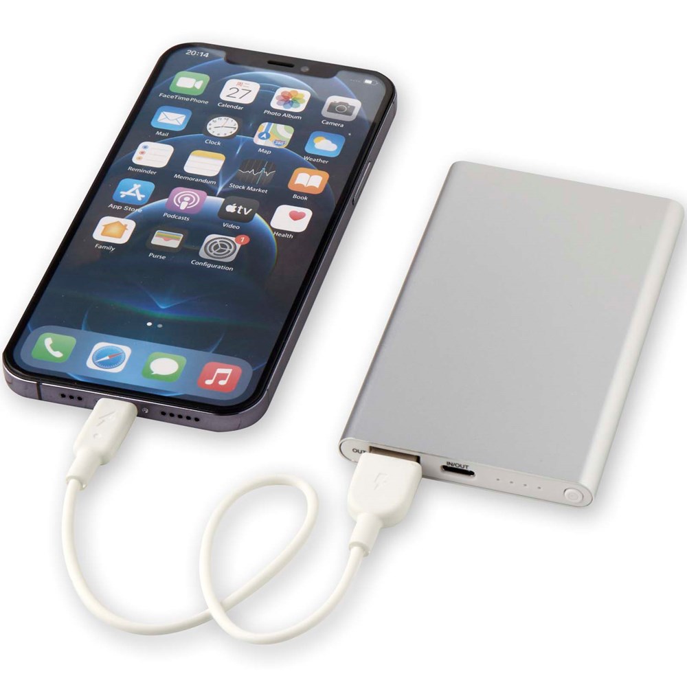 Pep 4000 mAh Type-C Powerbank aus recyceltem Aluminium 